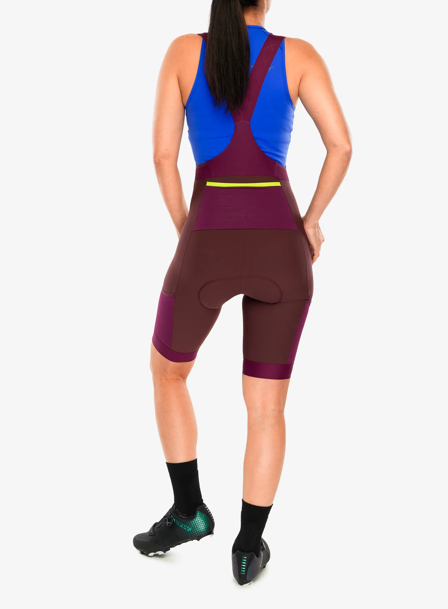Жіноча велошорти Montura Rando Cycling Bibshort - wine red