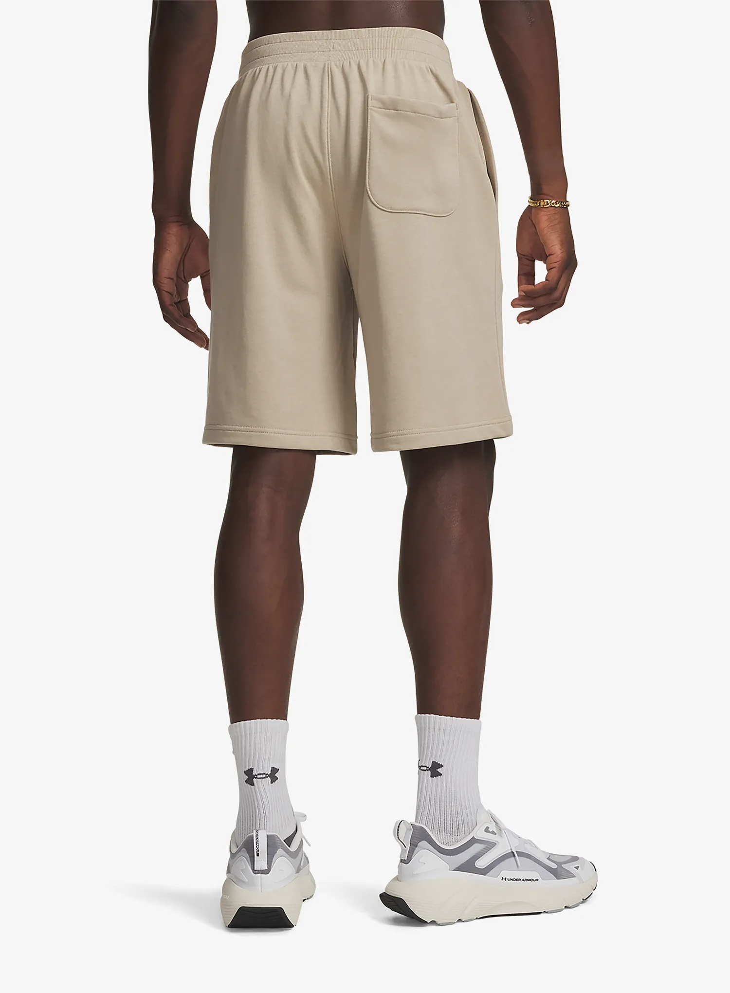 Шорти чоловічі Under Armour Rival LW Shorts - city khaki/black
