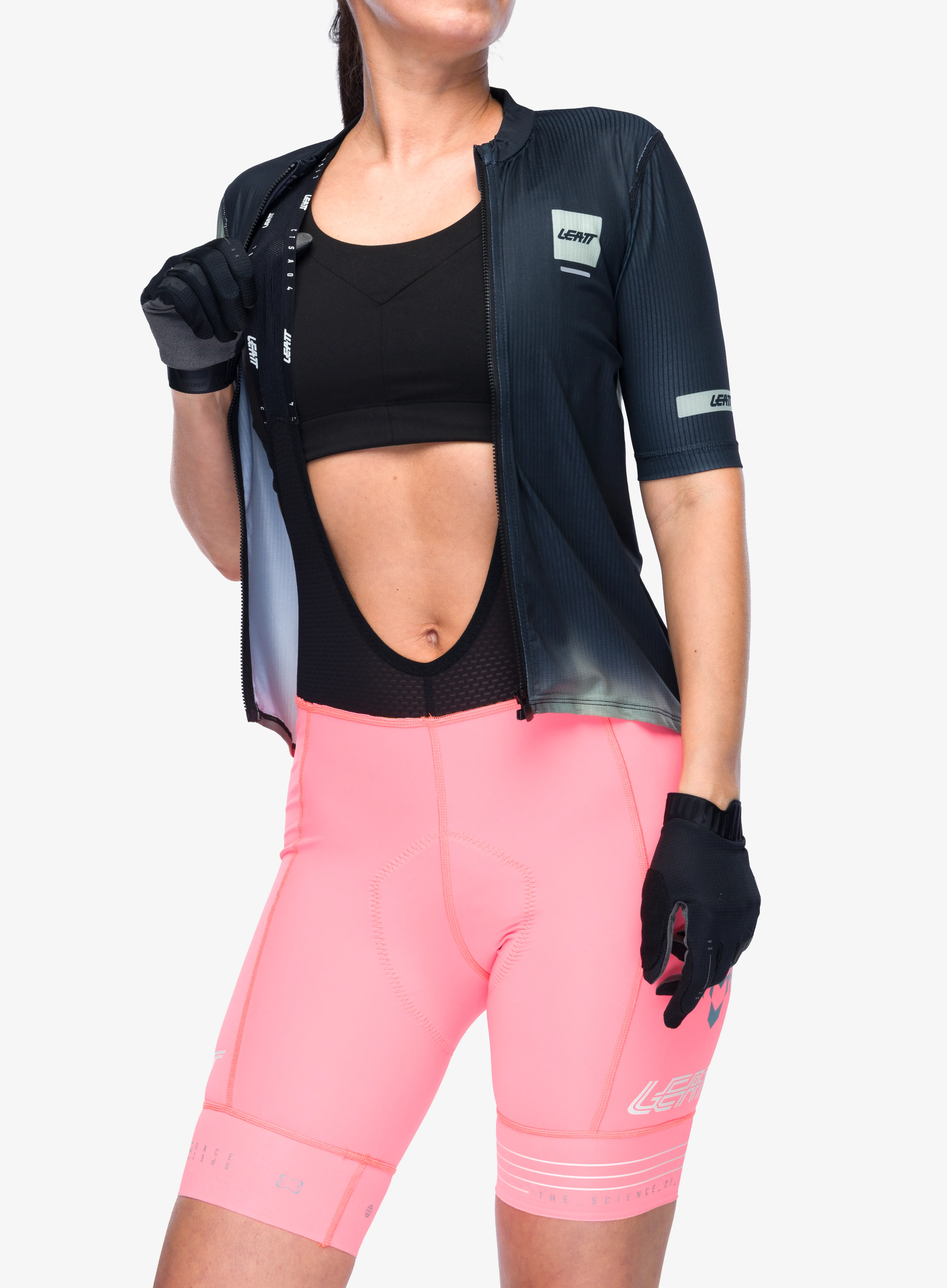 Жіноча велошорти Leatt Bib MTB Endurance 6.0 - racing pink