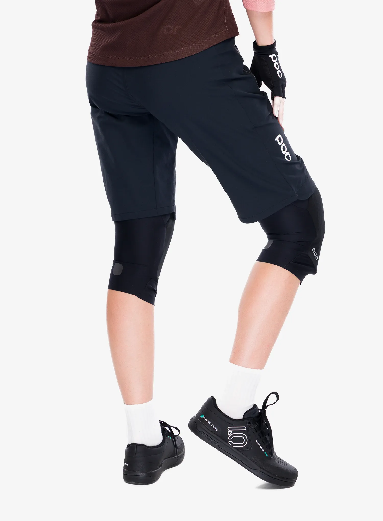 Жіноча велошорти POC Essential Enduro Shorts - uranium black