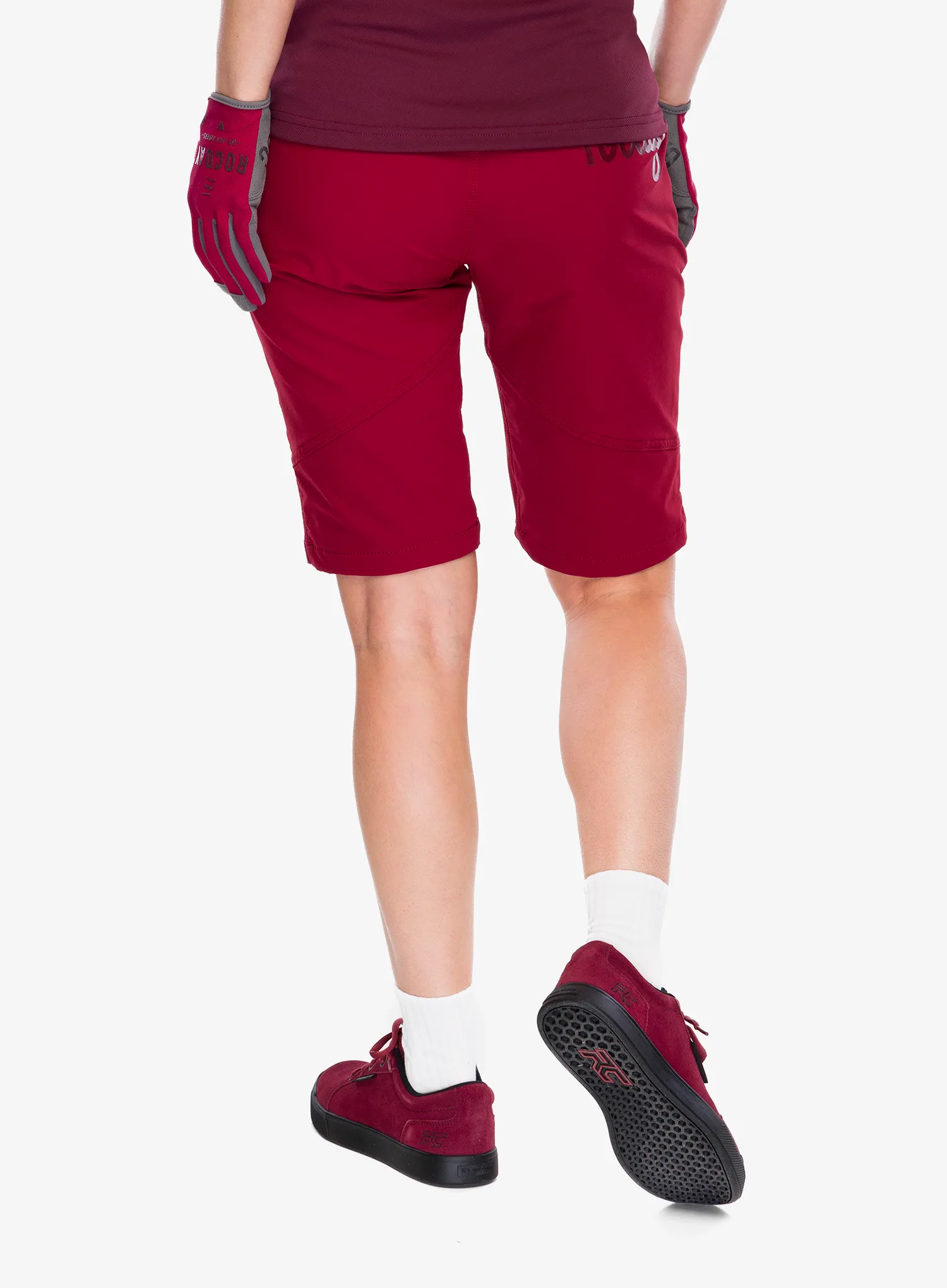Жіноча велошорти Rocday Roc Lite - dark red