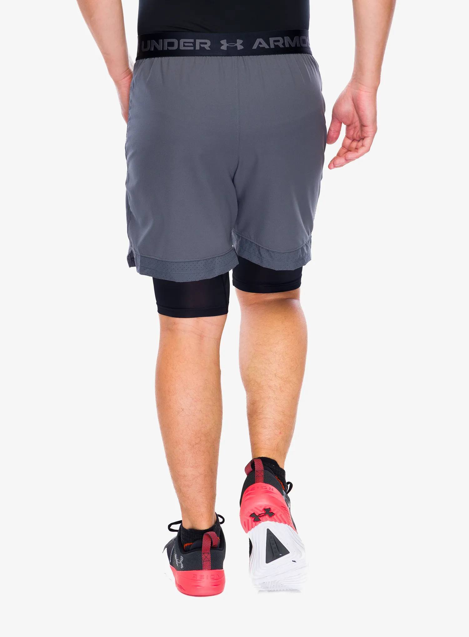 Шорти для тренувань Under Armour UA Vanish Woven 2in1 Sts - castlerock/black/black