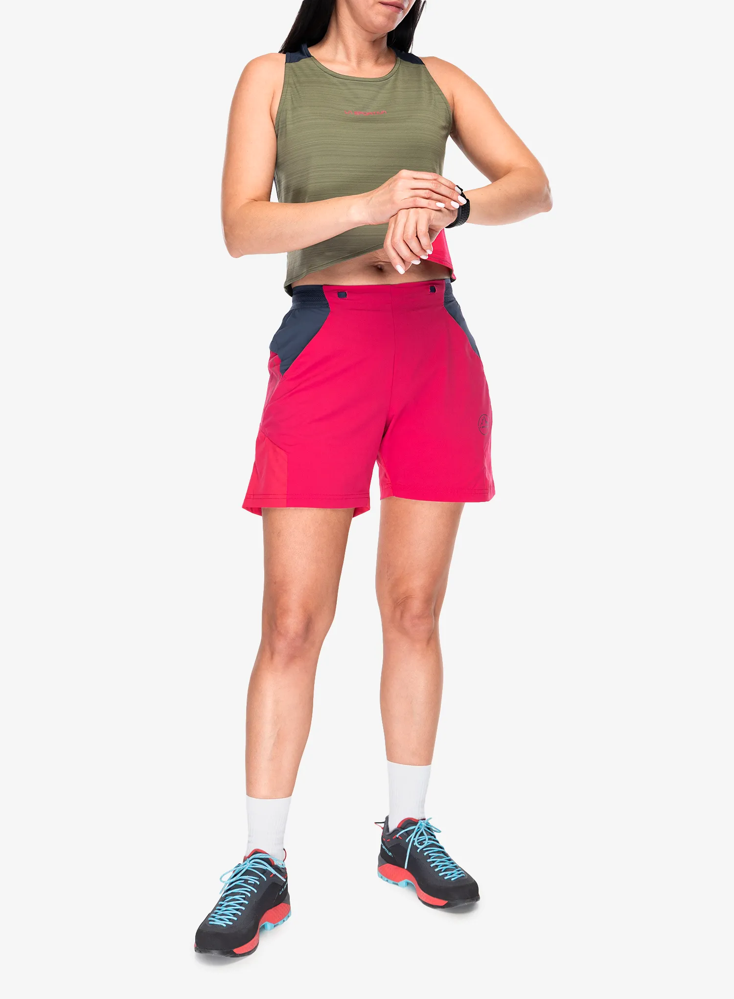 Шорти туристичні жіночі La Sportiva Trail Guard Shorts - azalea/night sky