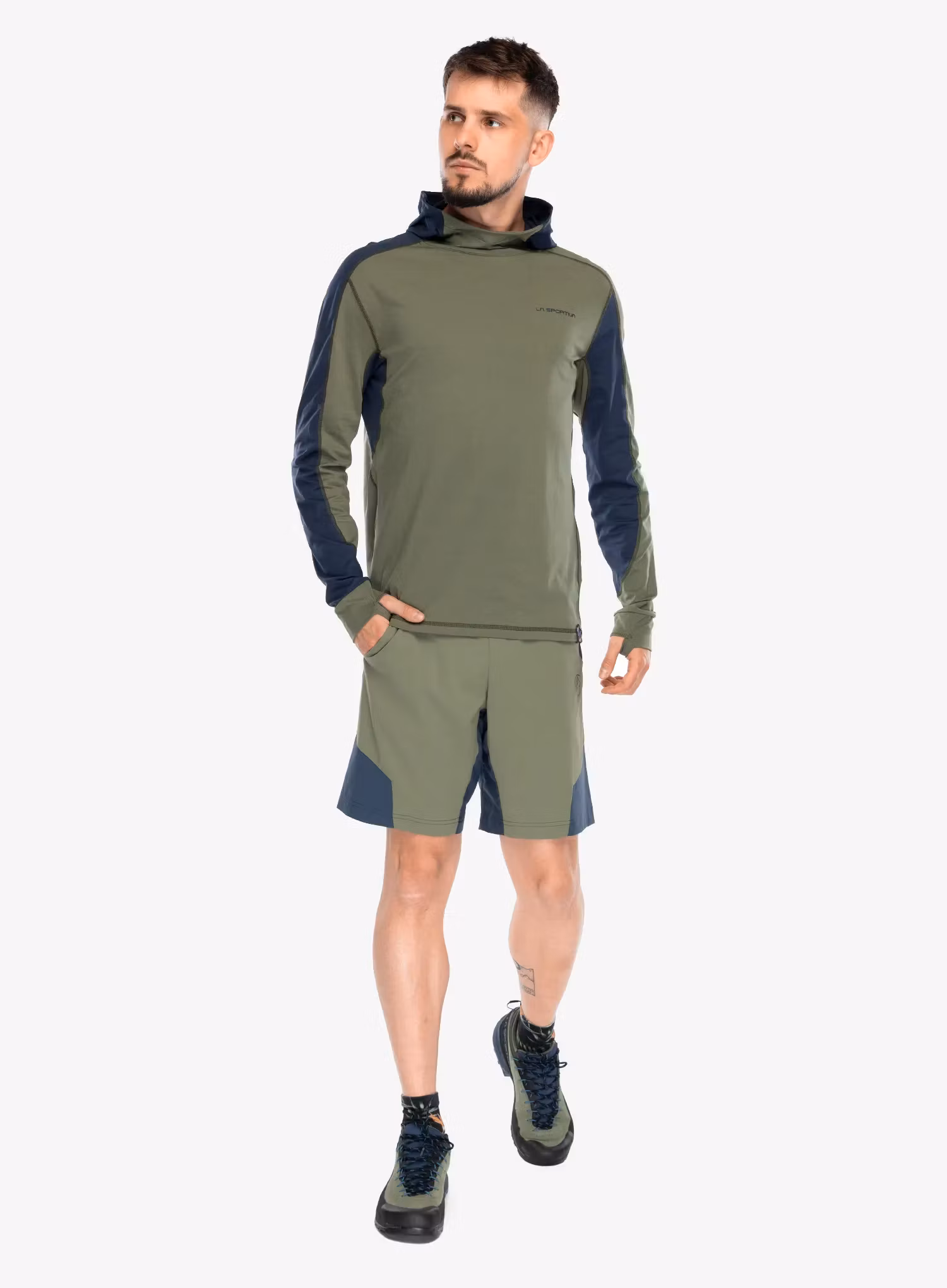 Шорти туристичні La Sportiva Trail Guard Shorts - cypress/night sky