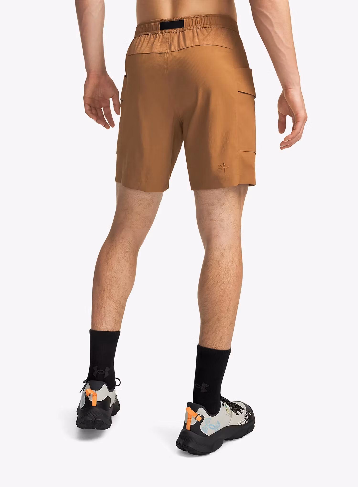Шорти туристичні Under Armour Explor Hike Cargo Short - tundra/black