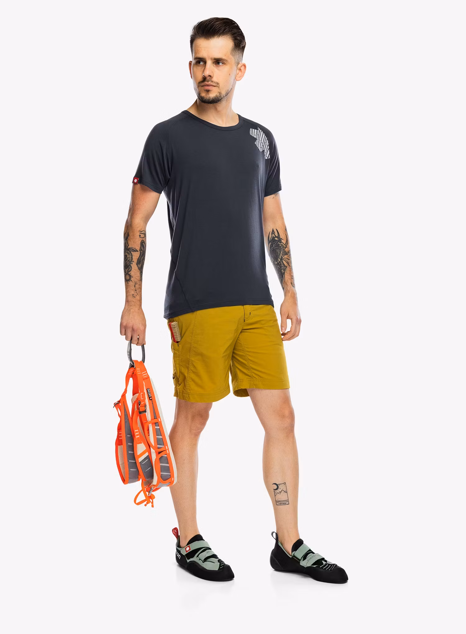 Шорти для скелелазіння Ocun Mania Shorty - yellow dried tobacco