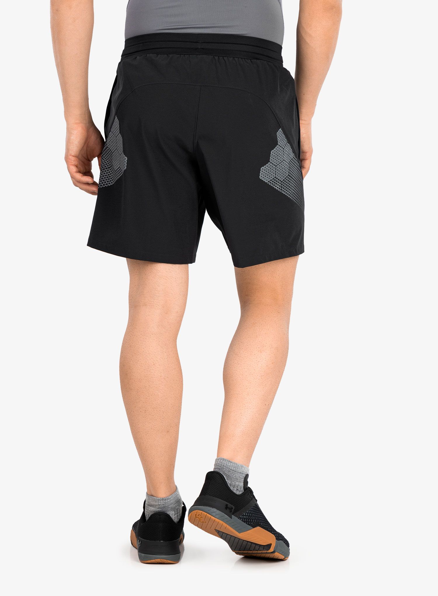 Шорти Under Armour Armourprint Woven Shorts - black/halo gray