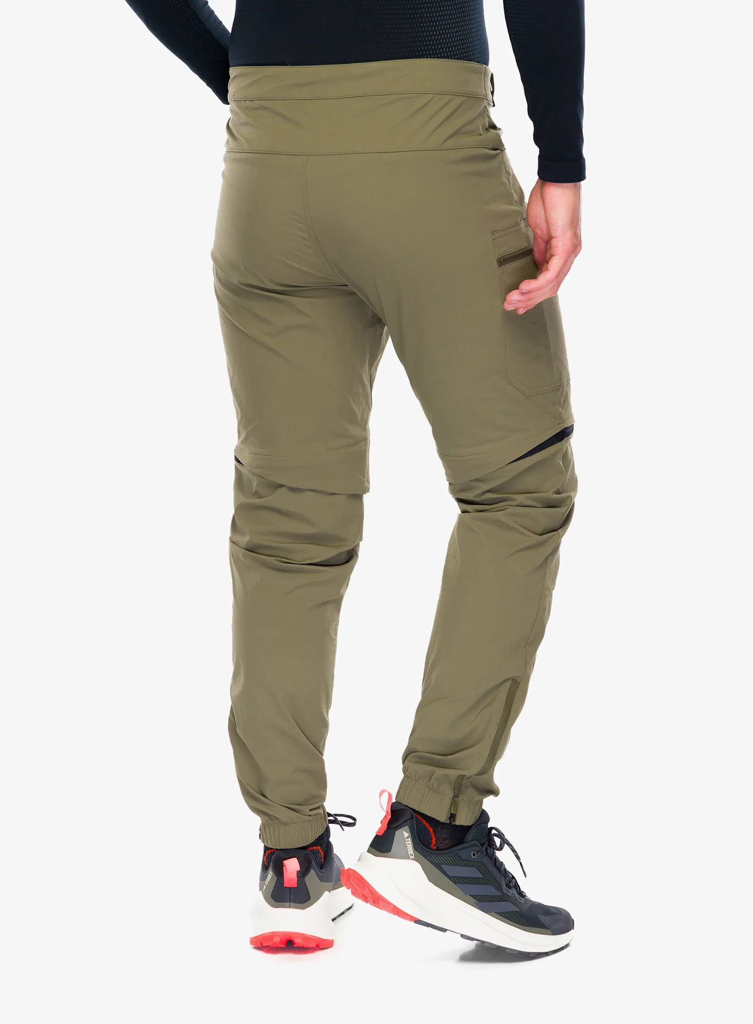 Штани adidas TERREX Utilitas Zip Off Pants - olive strata | 8a.ua
