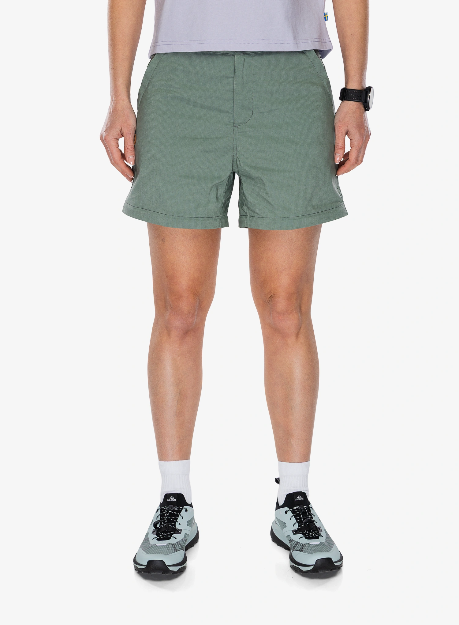 Штани жіночі Fjallraven Abisko Hike Zip-off Trs - patina green