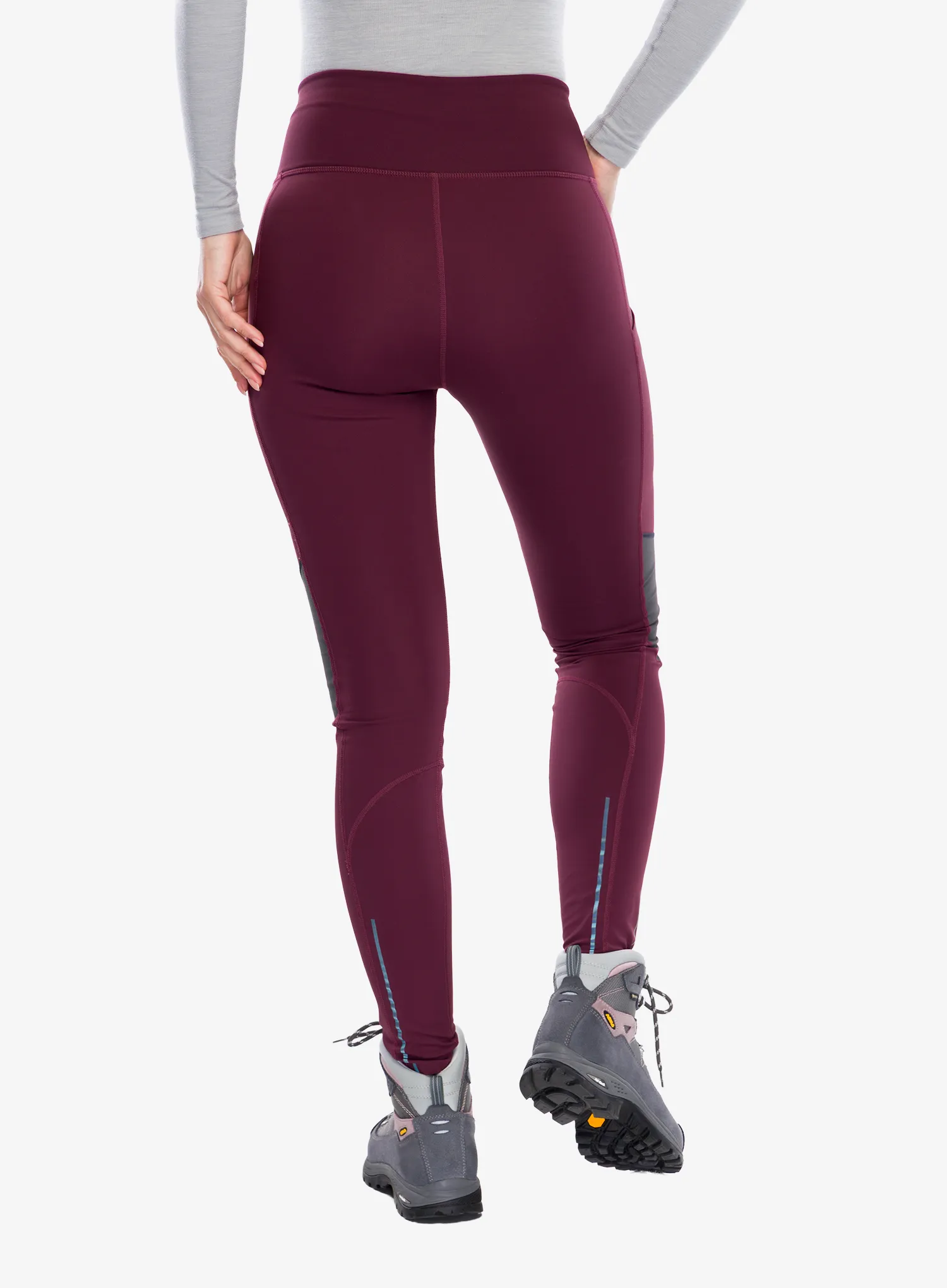 Штани жіночі Fjallraven Abisko Värm Trekking Tights - port-iron grey