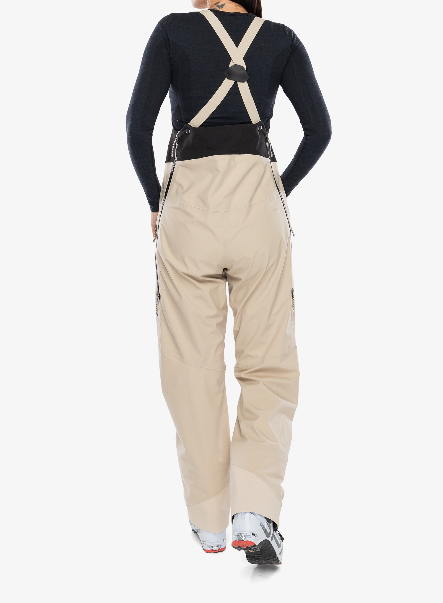 Штани жіночі Patagonia SnowDrifter Bibs - oar tan