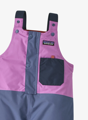 Штани для дітей Patagonia Baby Snow Pile Bibs - brisk purple