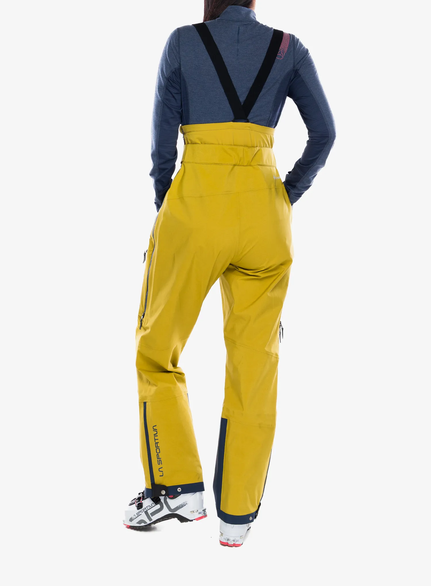 Штани лижні жіночі La Sportiva Sender GTX Performance Bib Pants - savana