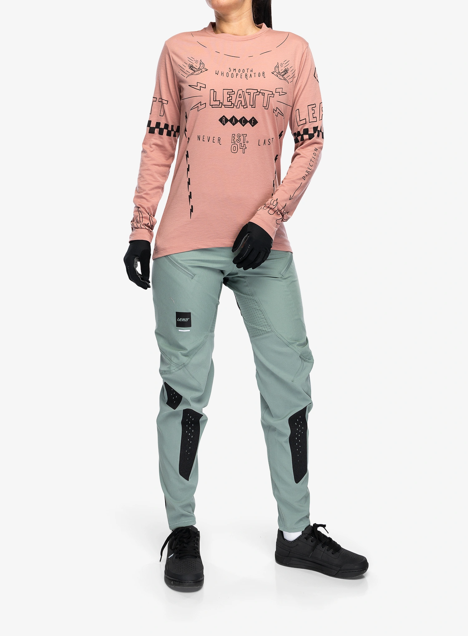 Жіноча велоштани Leatt MTB Gravity 3.0 - mist green