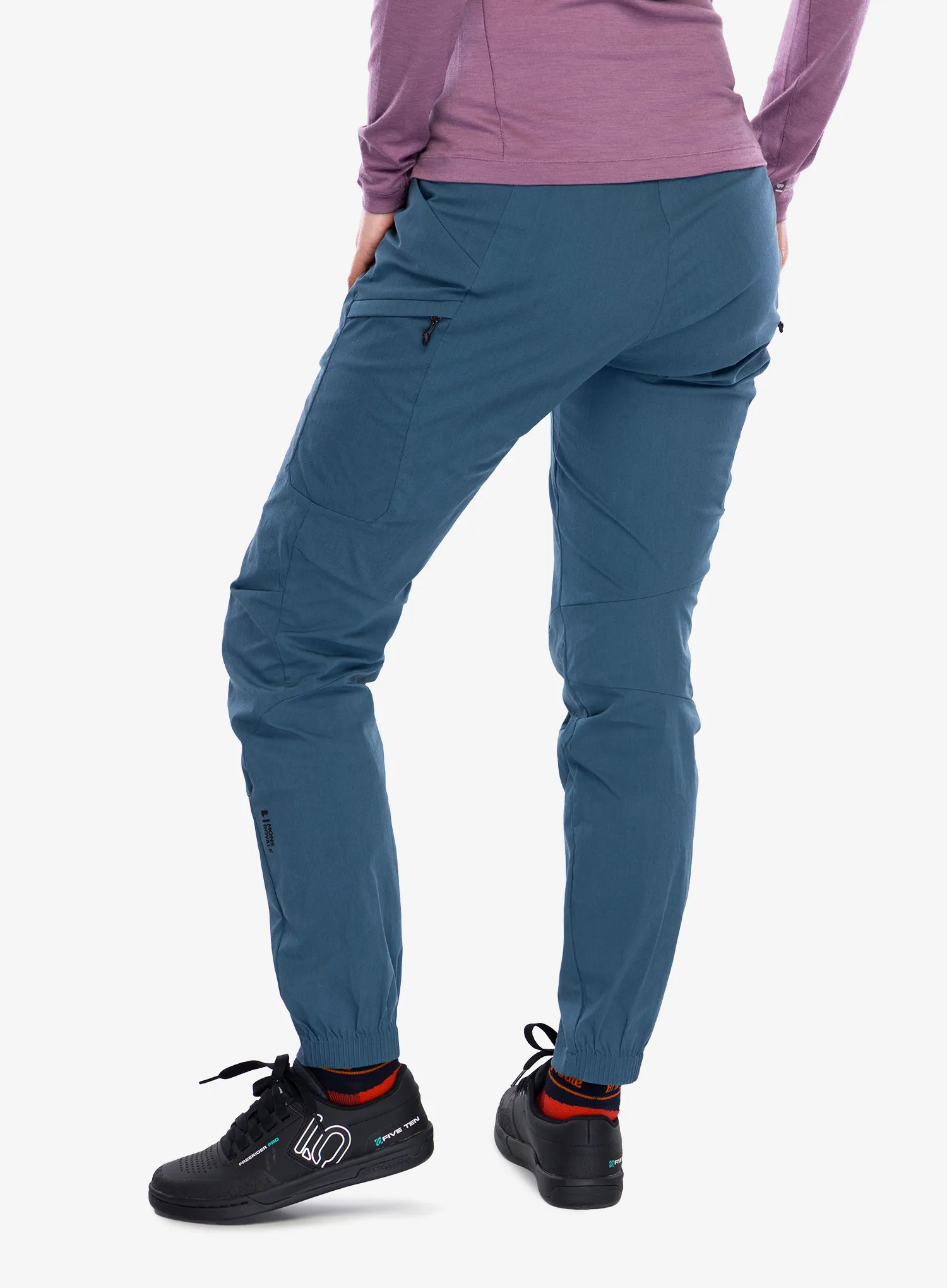 Жіноча велоштани Mons Royale Diversion Merino Trail Pants - abyss/abyss