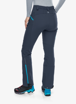 Штани softshell жіночі Montura Trace Light Pants - graphite blue/turquoise