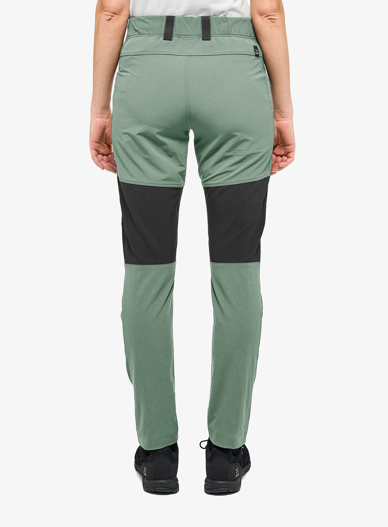 Штани softshell жіночі Haglofs Mid Slim Pant - fjell green/true black
