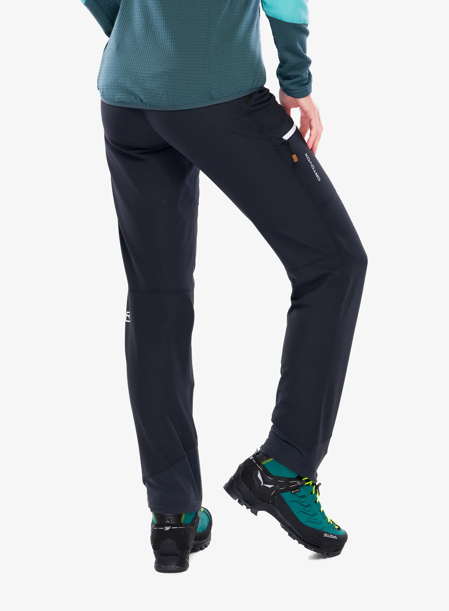 Штани softshell жіночі Ortovox Seceda Softshell Pants - black raven