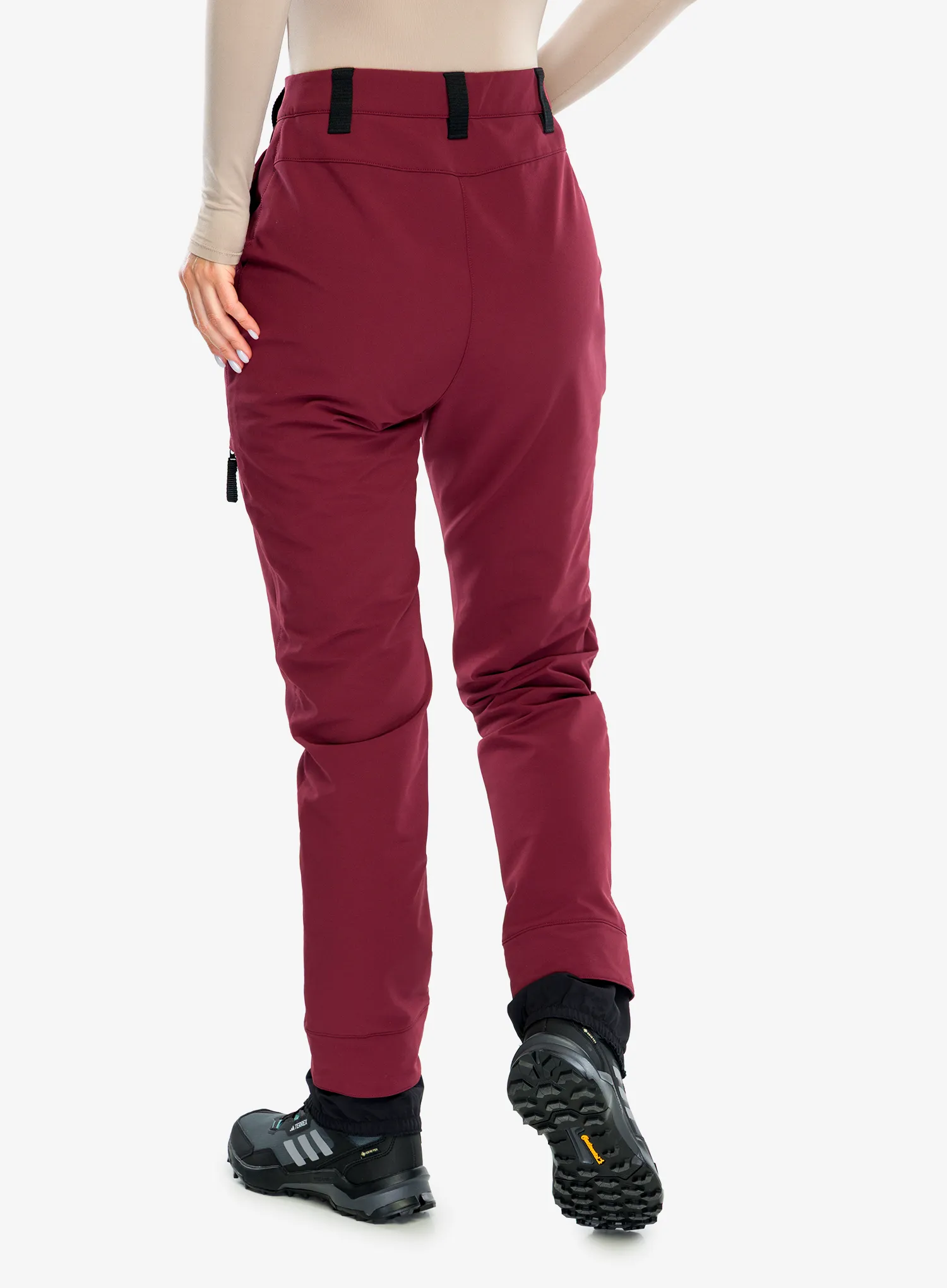 Штани трекінгові жіночі adidas TERREX Xperior Yearound Softshell Pants - shadow red