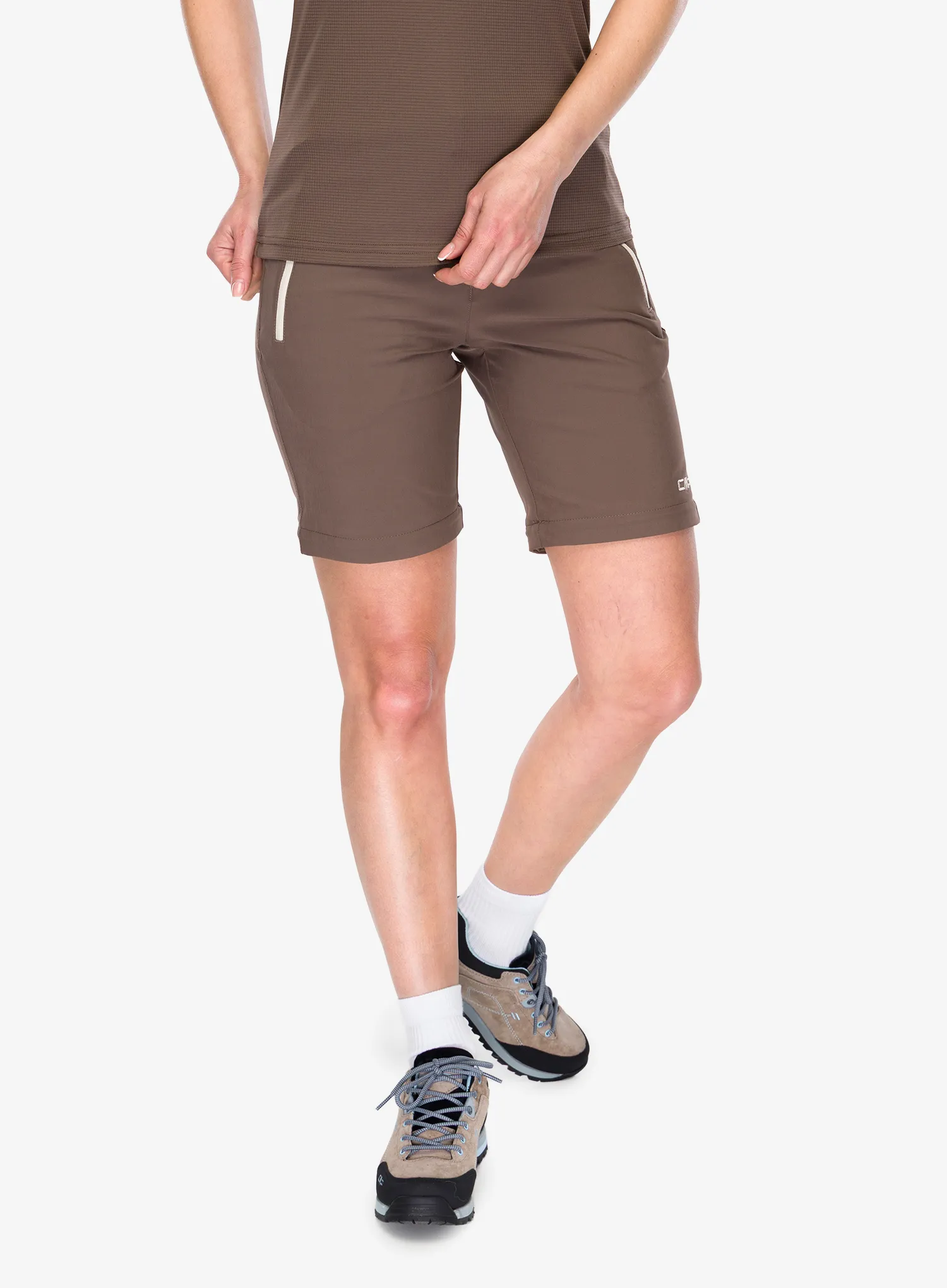 Штани трекінгові жіночі CMP Evelynn Zip Off Pant - toffee