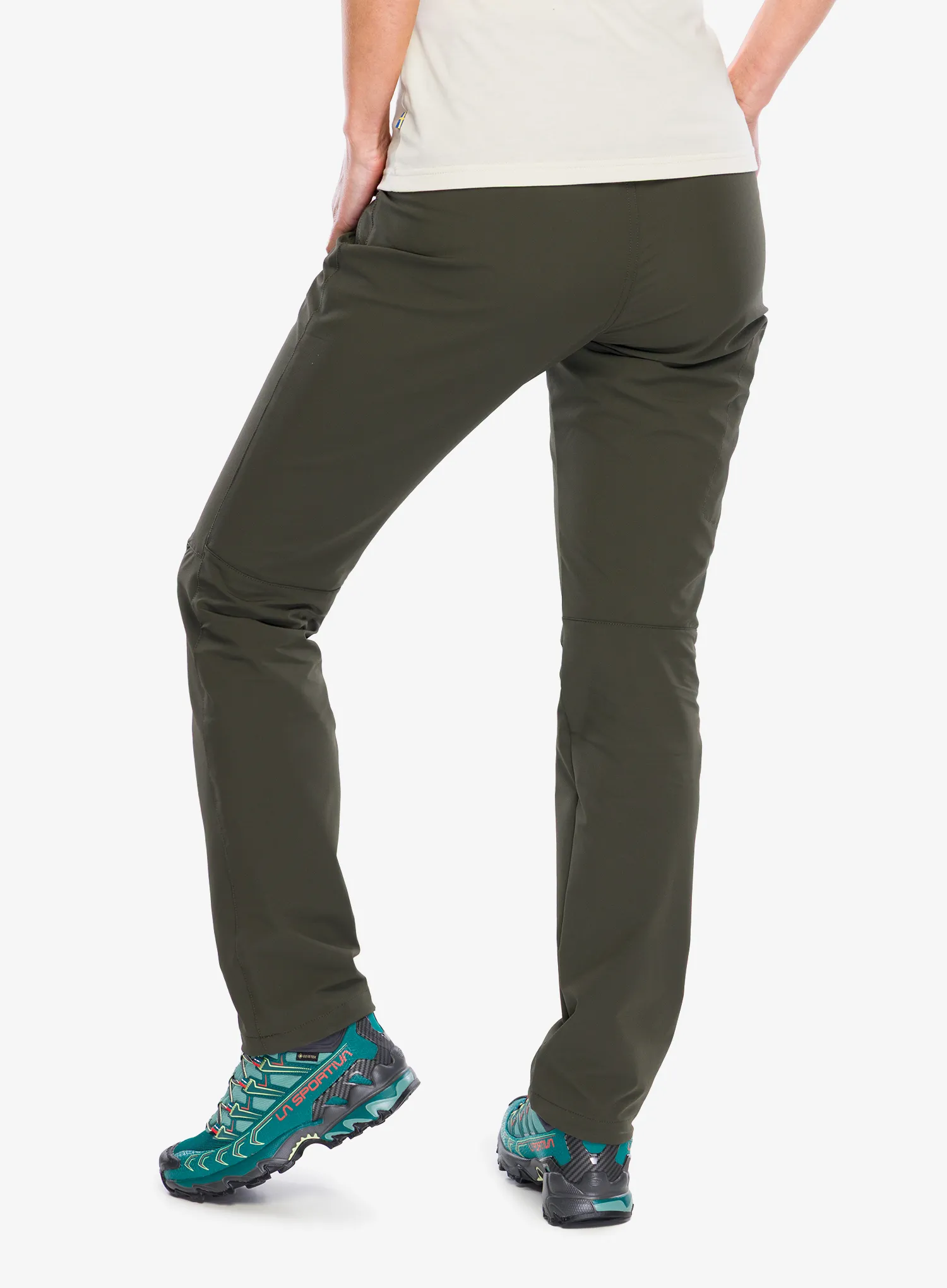 Штани трекінгові жіночі Fjallraven Abisko Trail Stretch Trousers - deep forest