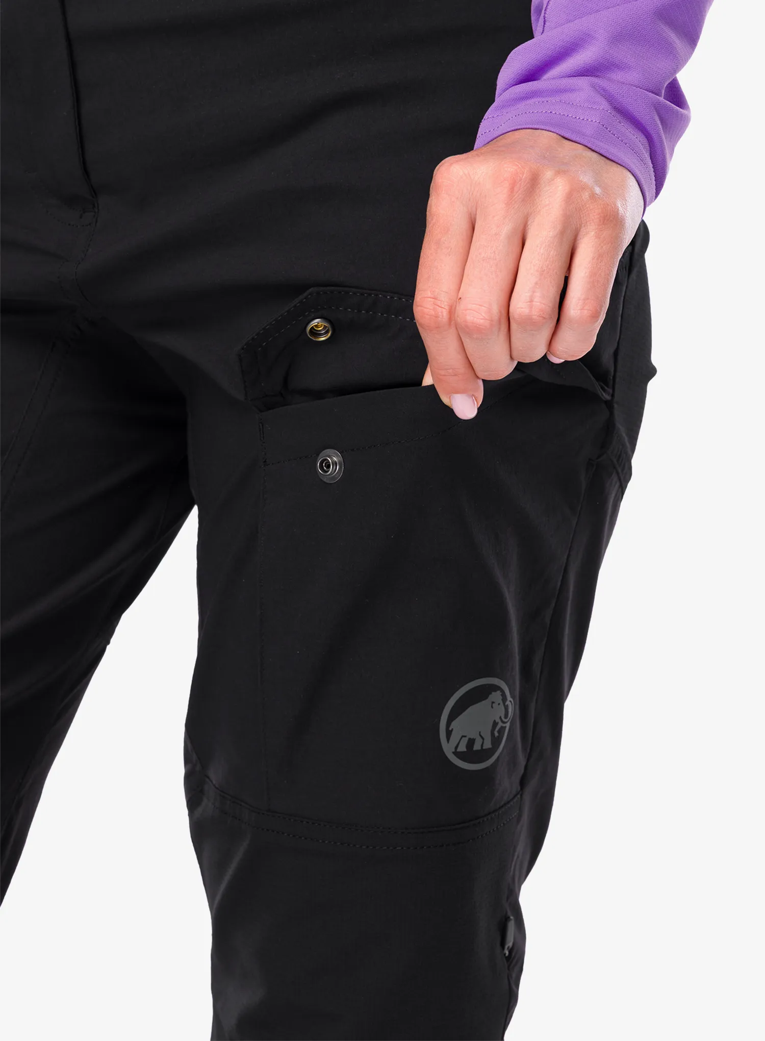 Штани трекінгові жіночі Mammut Zinal Hybrid Pants - black | 8a.ua