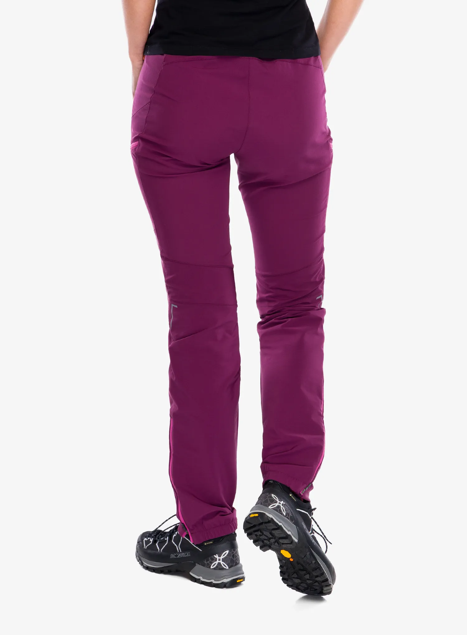 Штани трекінгові жіночі Montura Ledge Pants - wine red/baton rouge