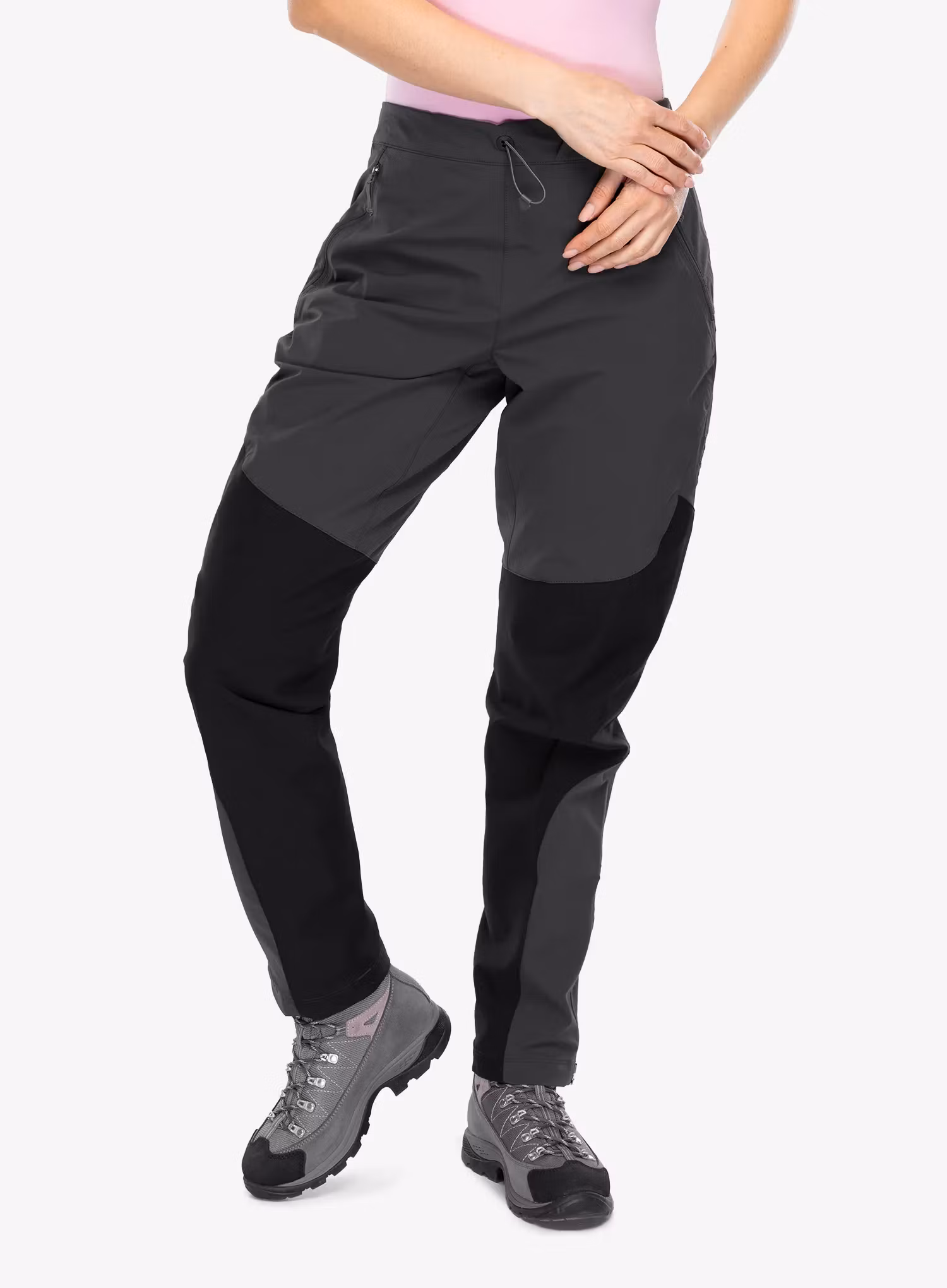 Штани трекінгові жіночі Rab Torque Pants - anthracite