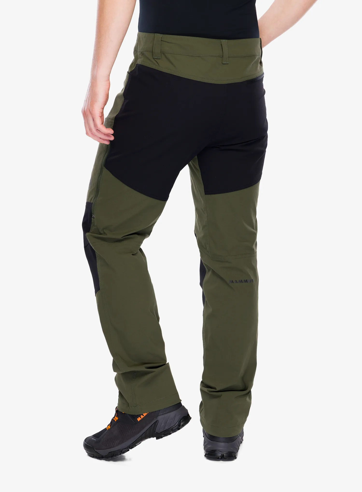 Штани трекінгові Mammut Zinal Hybrid Pants - dark marsh/black
