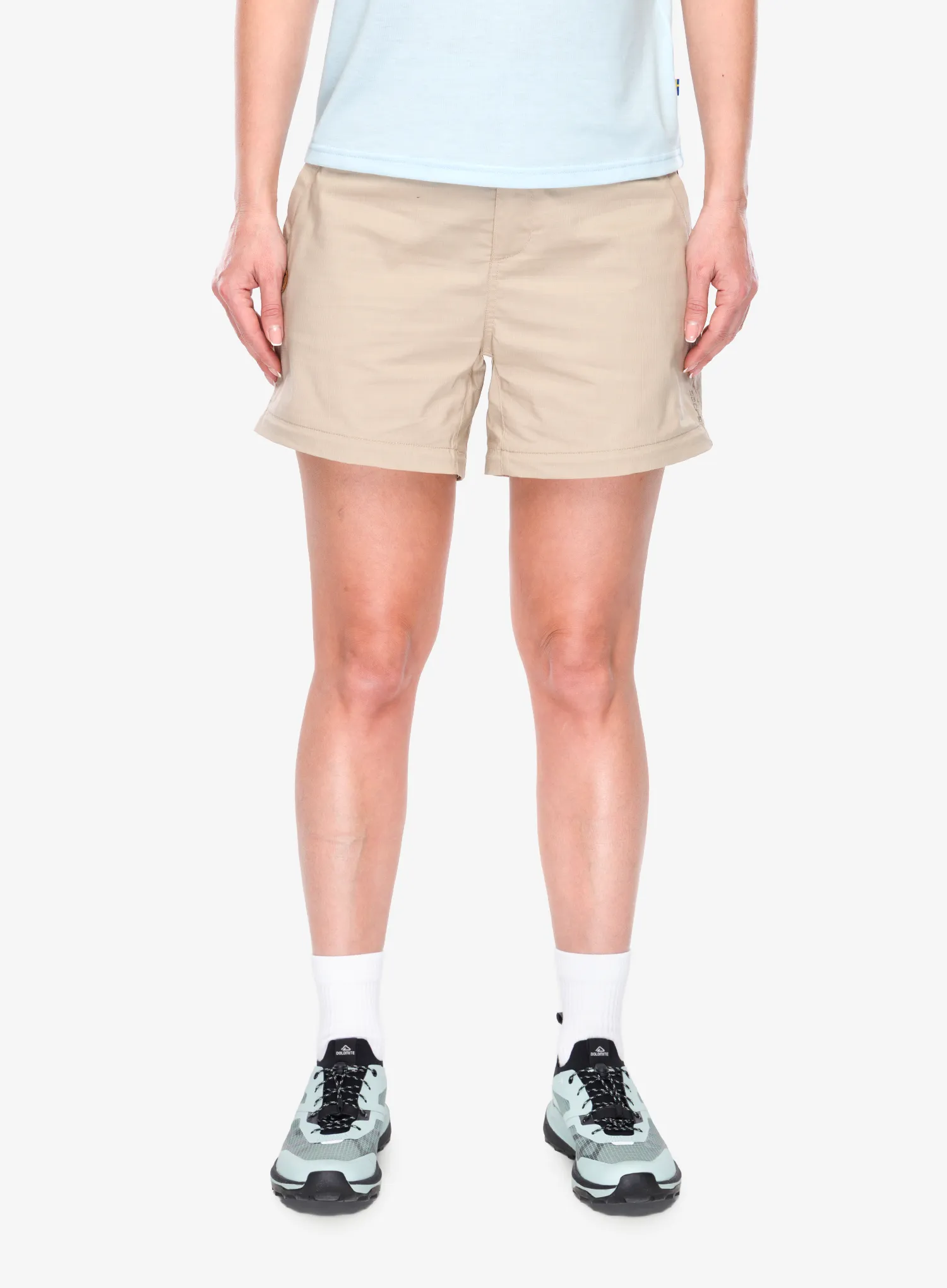 Штани туристичні жіночі Fjallraven Abisko Hike Zip-off Trs - fossil