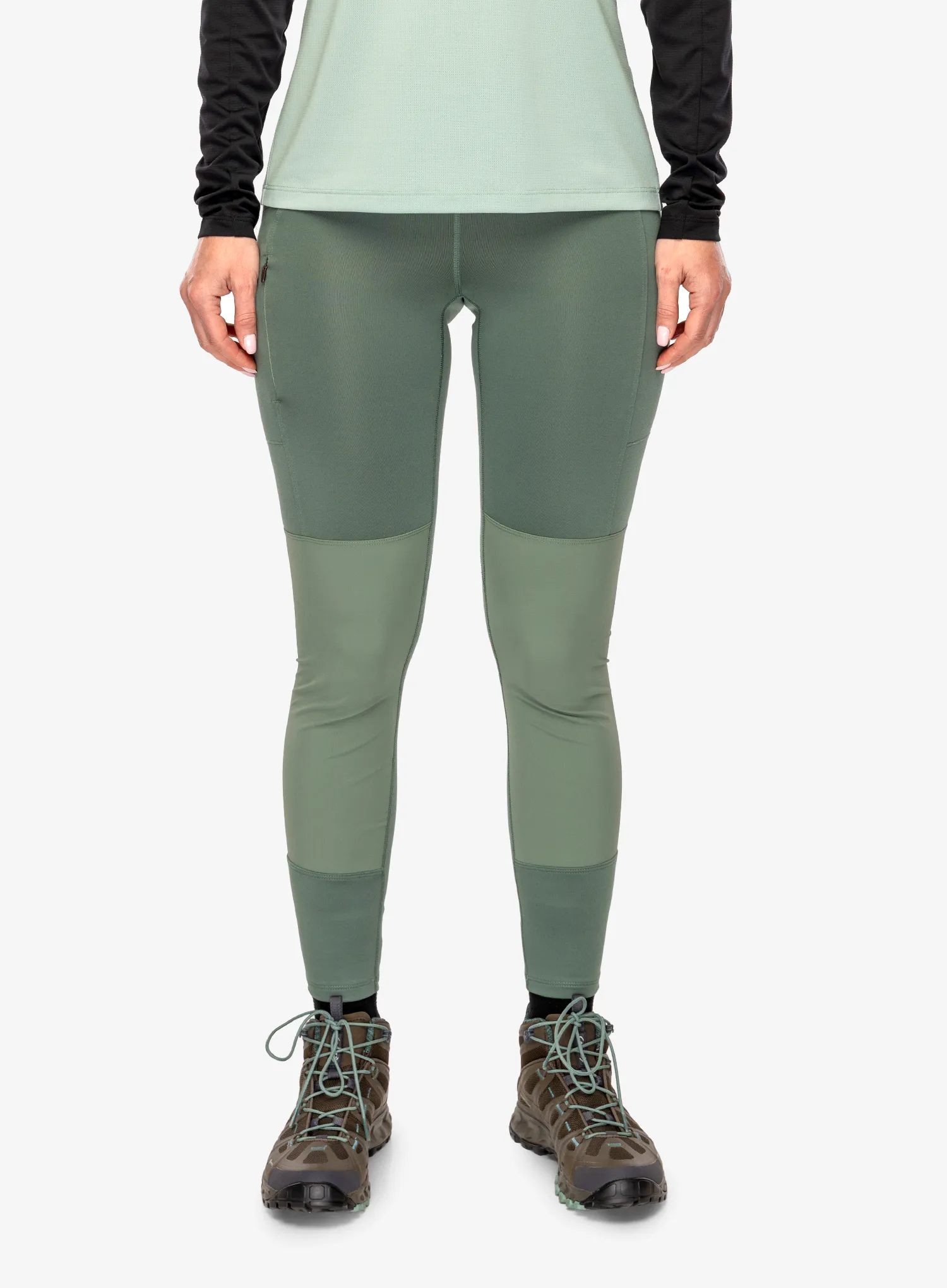 Штани туристичні жіночі Patagonia Pack Out Hike Tights - hemlock green