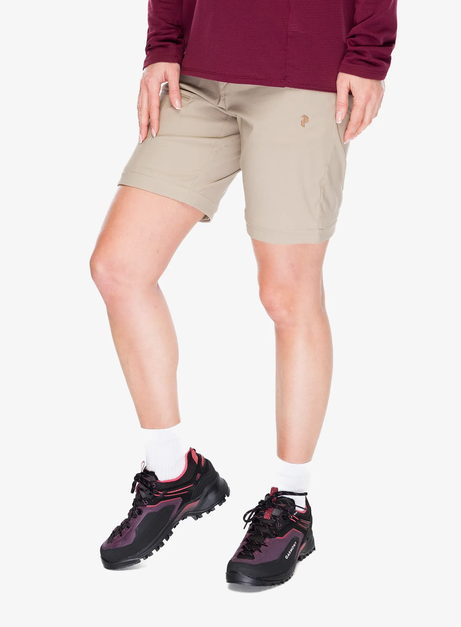Штани туристичні жіночі Peak Performance Iconiq Zip-Off Pants - avid beige