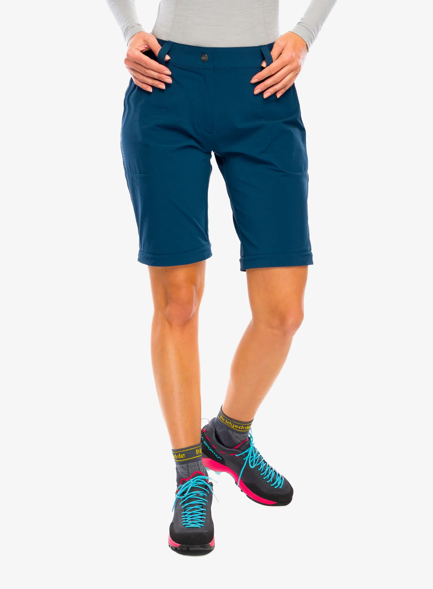 Штани туристичні жіночі Vaude Farley Stretch ZO Pants II - dark sea