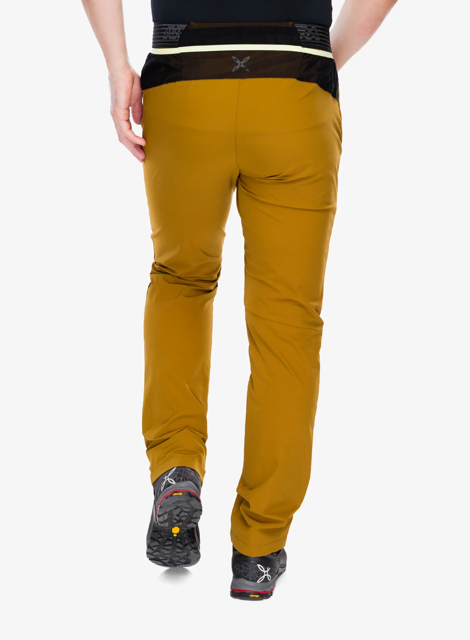 Штани туристичні Montura Rise Pants - bronze brown/sunny lime