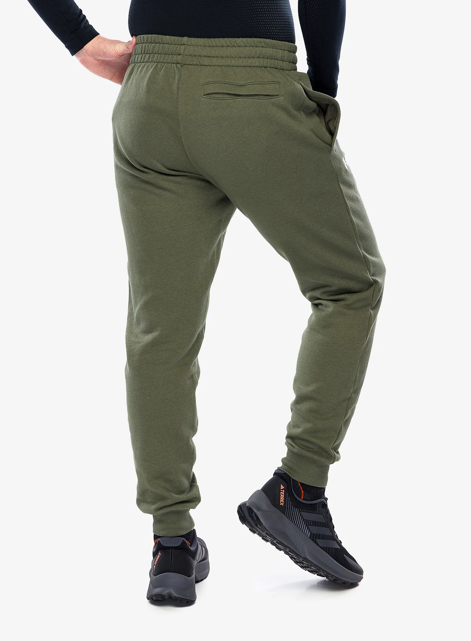 Штани Under Armour Rival Fleece Joggers - marine od green/white