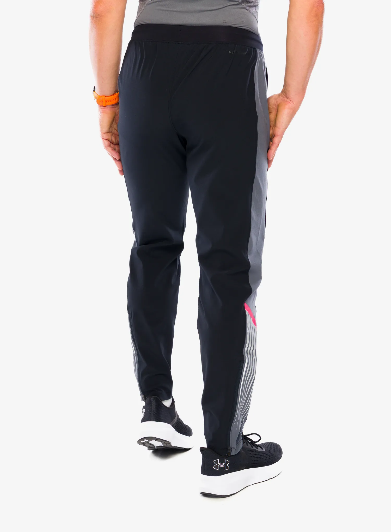 Штани Under Armour Velociti Storm Pant - black/castlerock/reflective