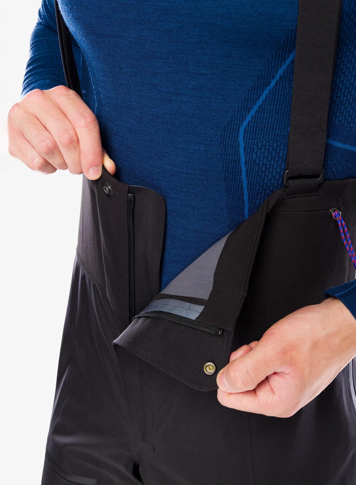 Штани трекінгові Patagonia Pluma PRO Bibs - black
