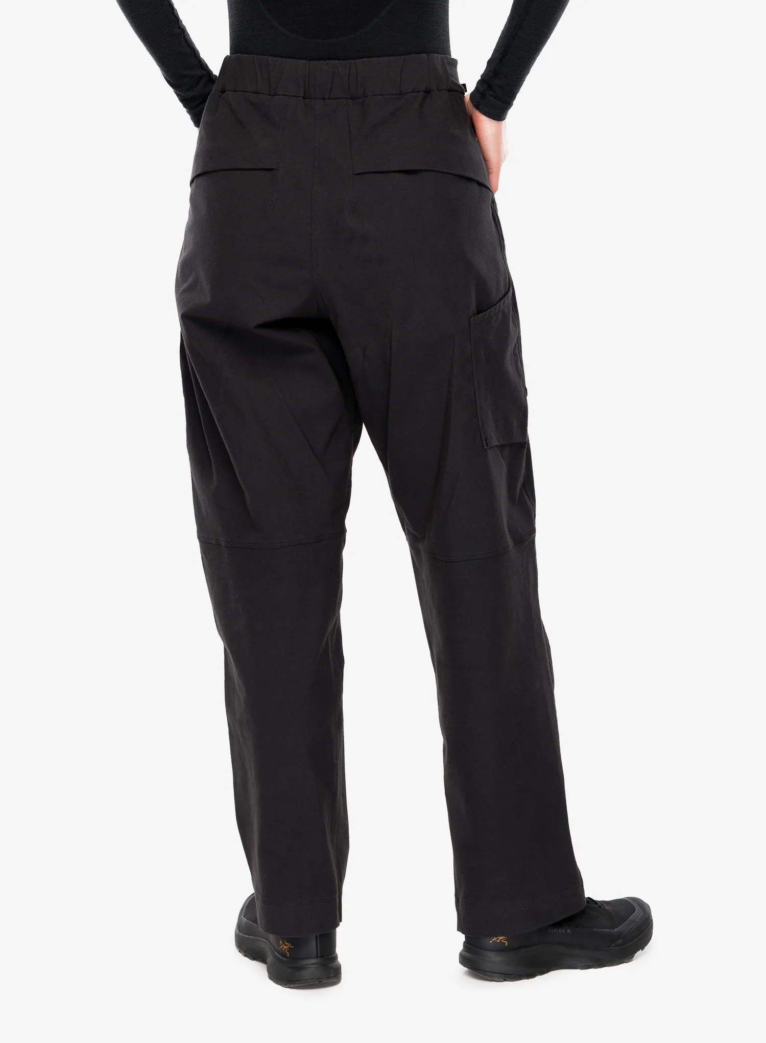 Штани скелелазні жіночі Arcteryx Clarkia Cotton Pant Wide Leg - black