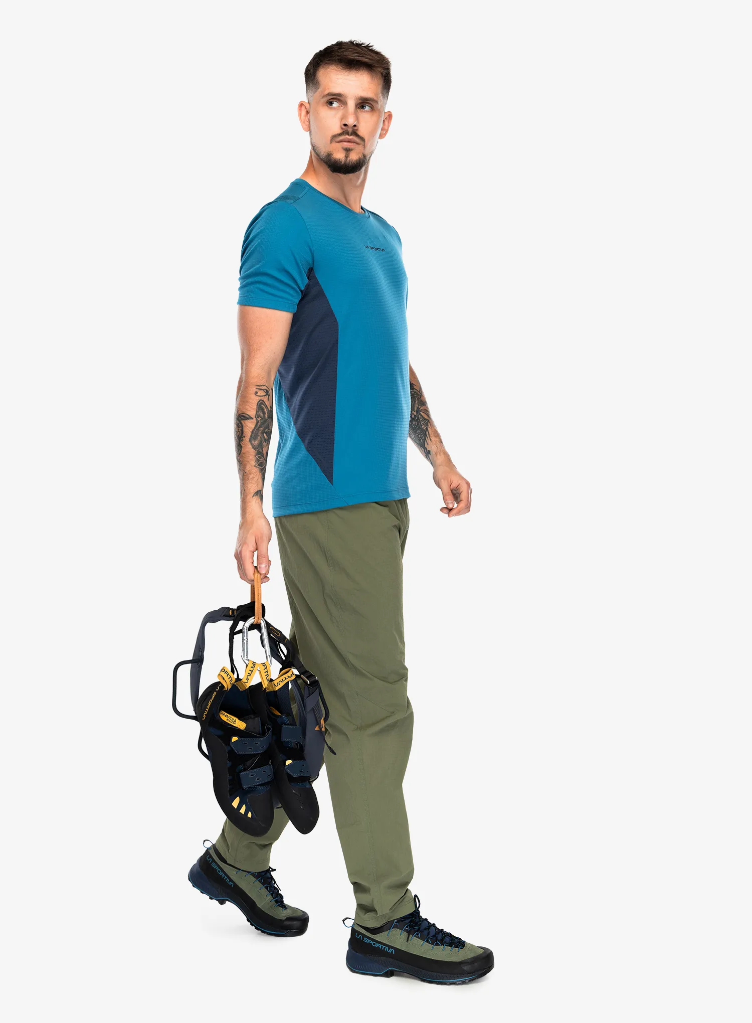 Штани для скелелазіння La Sportiva Helixir Pants - cypress/night sky