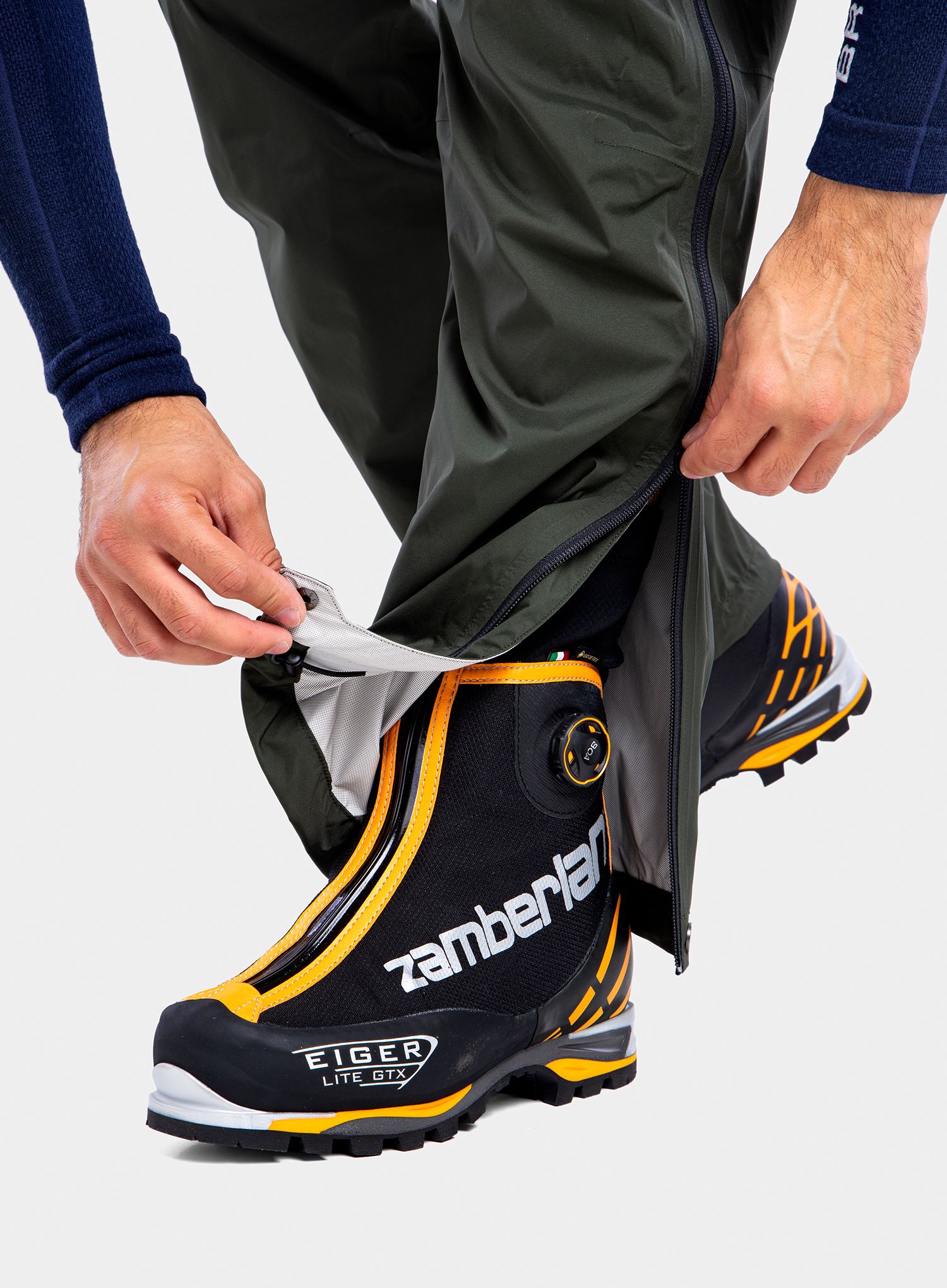 Штани Black Diamond StormLine Stretch Full Zip Rain Pants - cypress