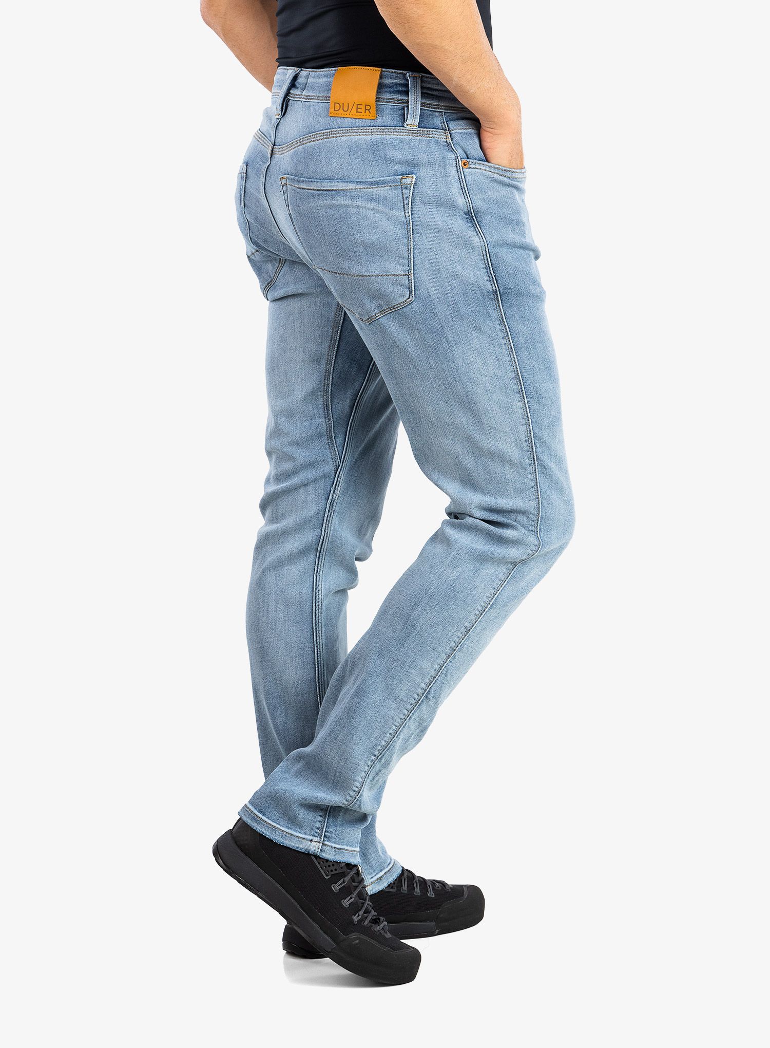 Штани Duer Performance Denim Relaxed Taper - modern bleach