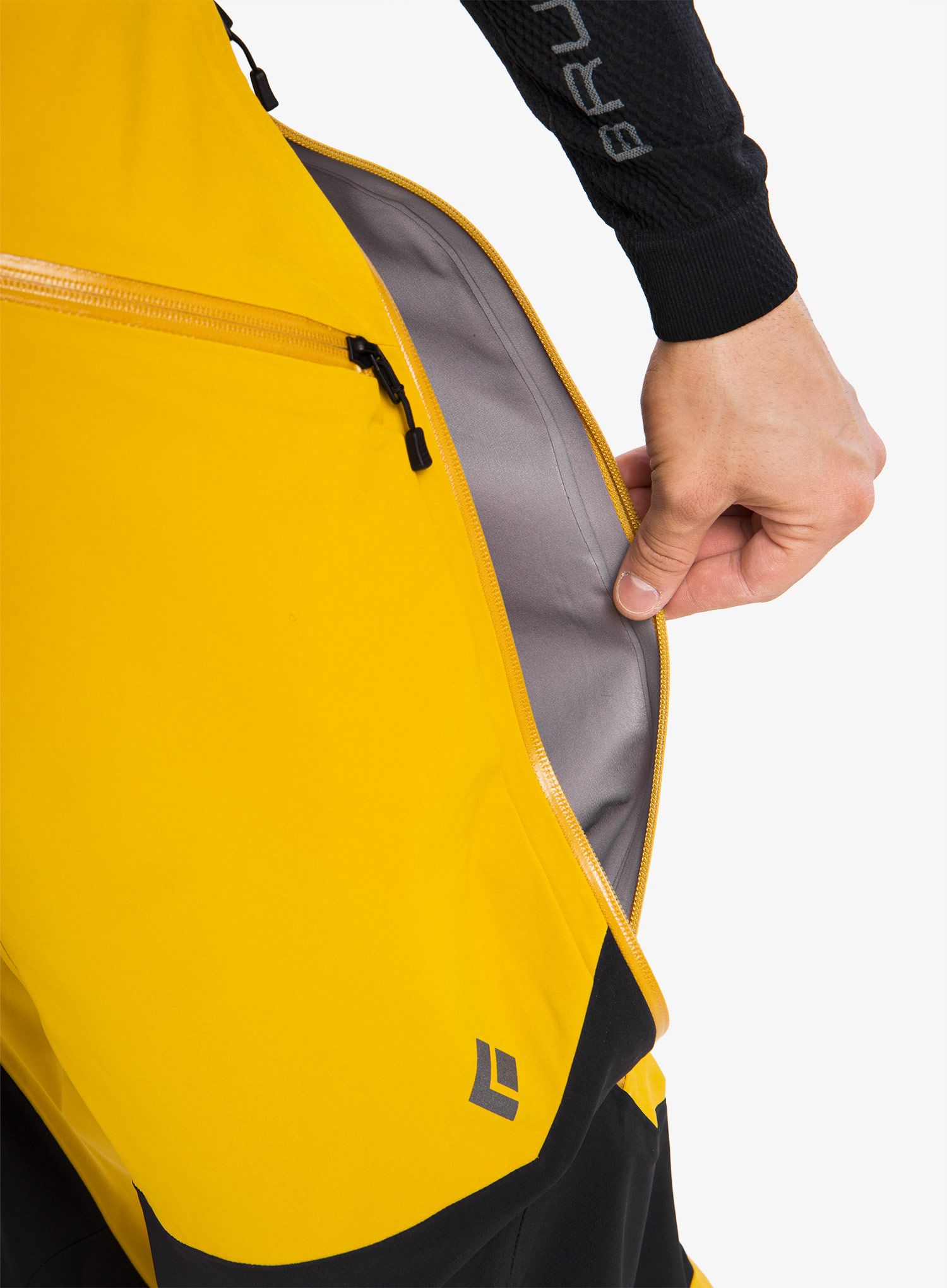 Штани лижні Black Diamond Recon Bibs - amber/black