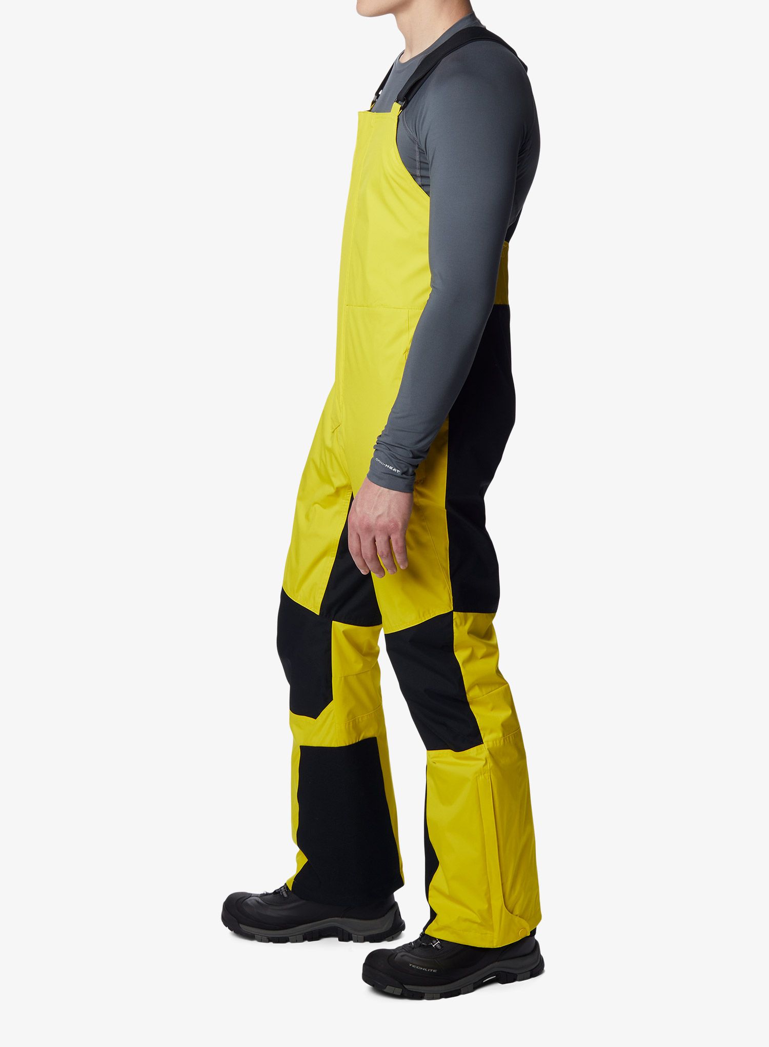 Штани лижні Columbia Iceventure Bib - laser lemon/black