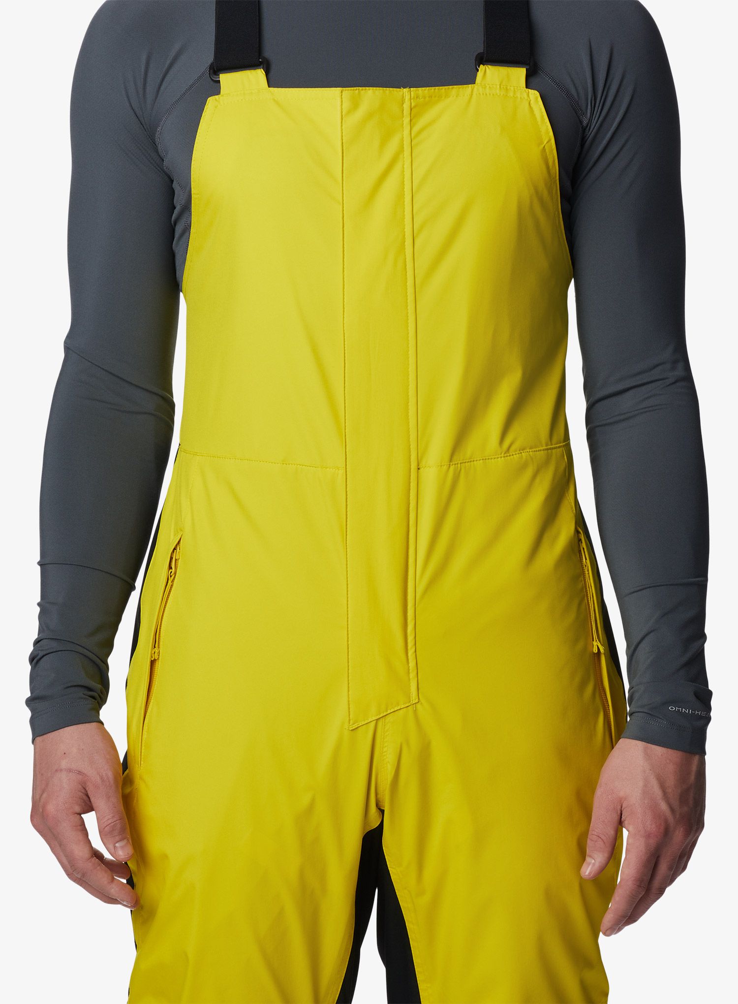 Штани лижні Columbia Iceventure Bib - laser lemon/black