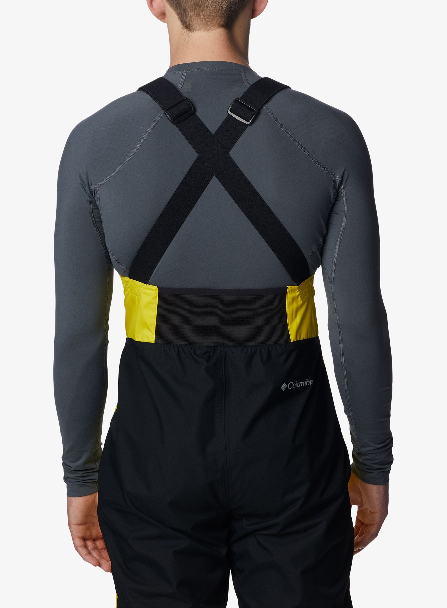 Штани лижні Columbia Iceventure Bib - laser lemon/black