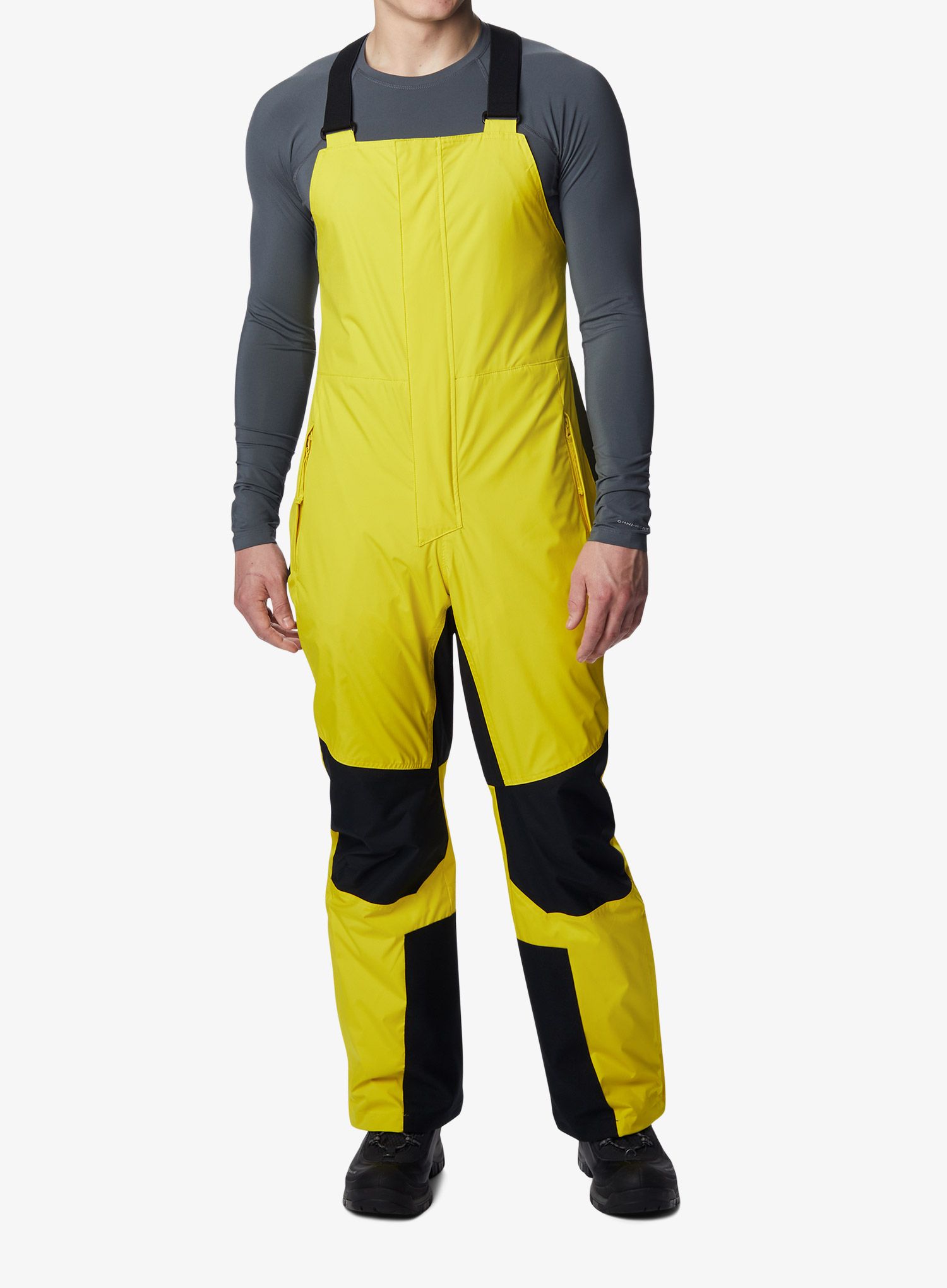 Штани лижні Columbia Iceventure Bib - laser lemon/black