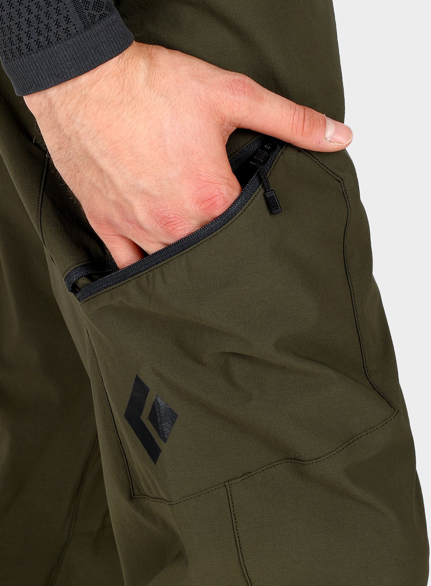 Штани softshell Black Diamond Alpine Pants - sergeant
