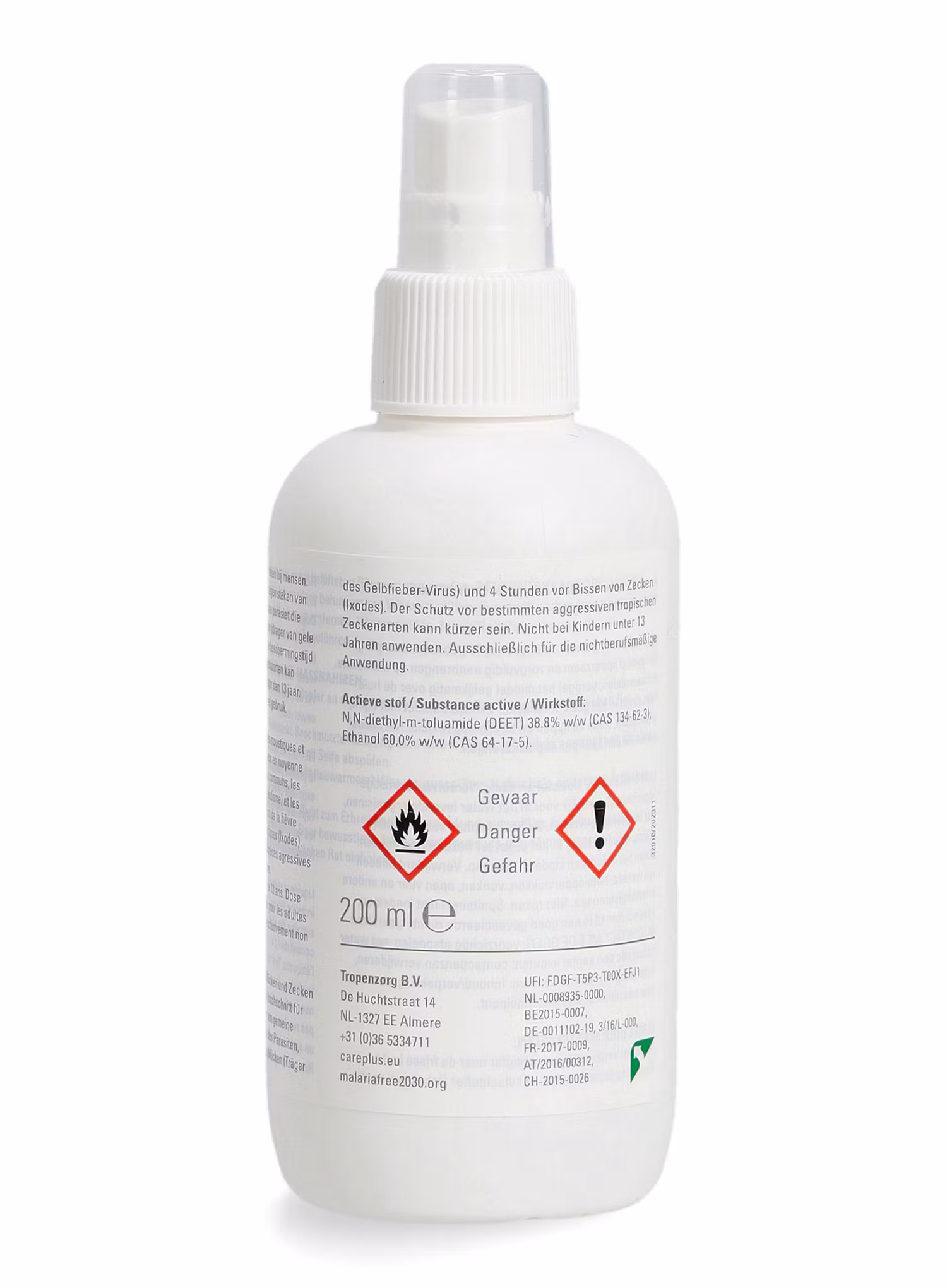 Спрей від комарів Care Plus Anti-Insect Deet Spray 40% 200ml