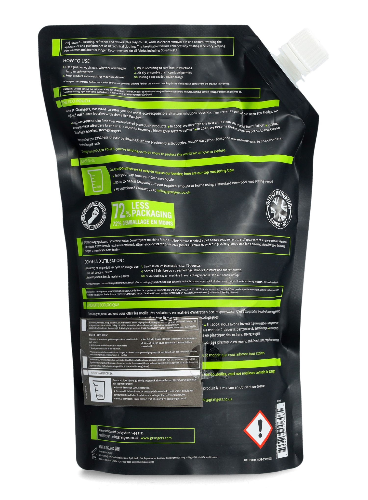 Рідина для прання Grangers Performance Wash