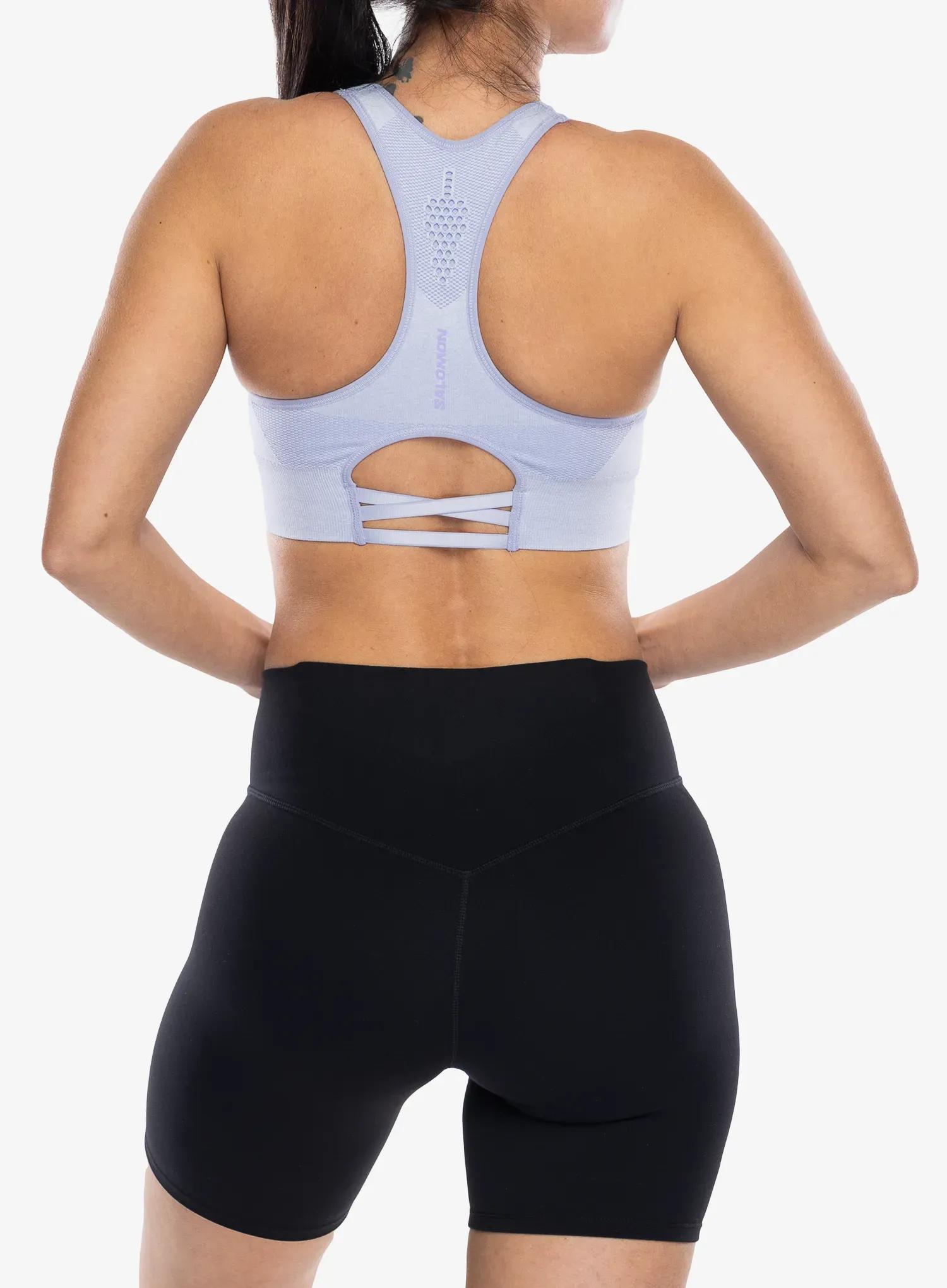 Топ спортивний Salomon Elevate Move On Bra - cosmic sky/heather